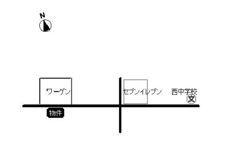 佐野市大橋町　売り土地の地図