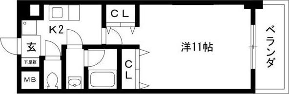 フィオーレ観月の間取り