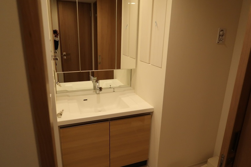 トラープランド翠命館の独立洗面台