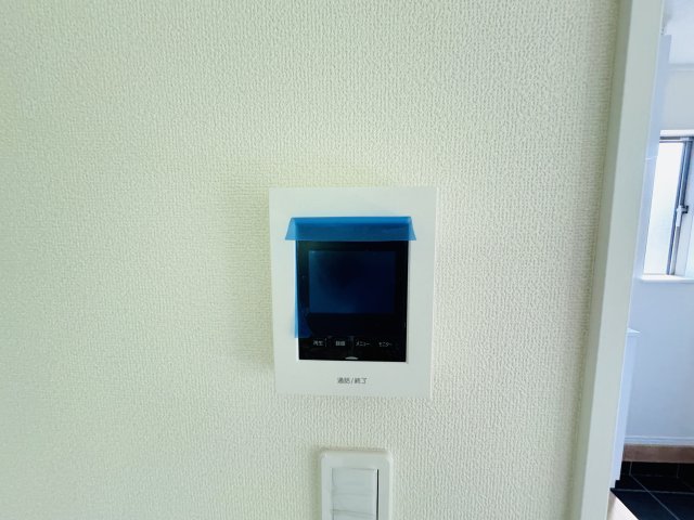 柏市大室新築戸建のセキュリティ|来客時も安心のTVモニター付きインターフォン