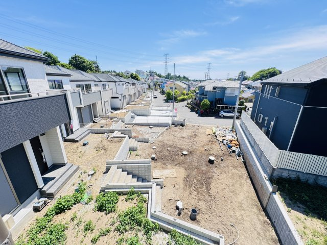 柏市大室新築戸建の展望|バルコニーより道路側眺望（5月5日撮影）