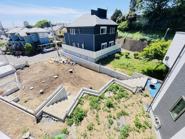 柏市大室新築戸建の展望|バルコニーより道路側眺望（5月5日撮影）