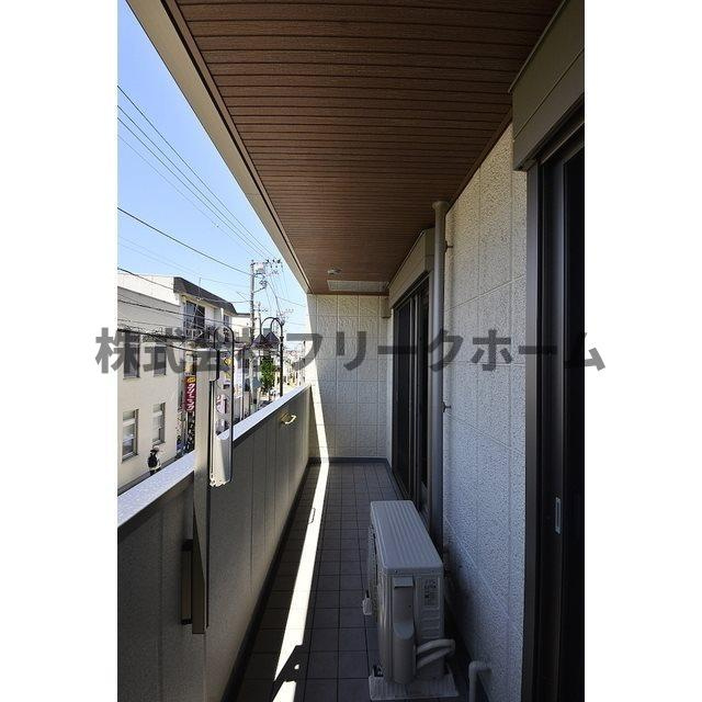 杉並区久我山２丁目の賃貸マンションのバルコニー