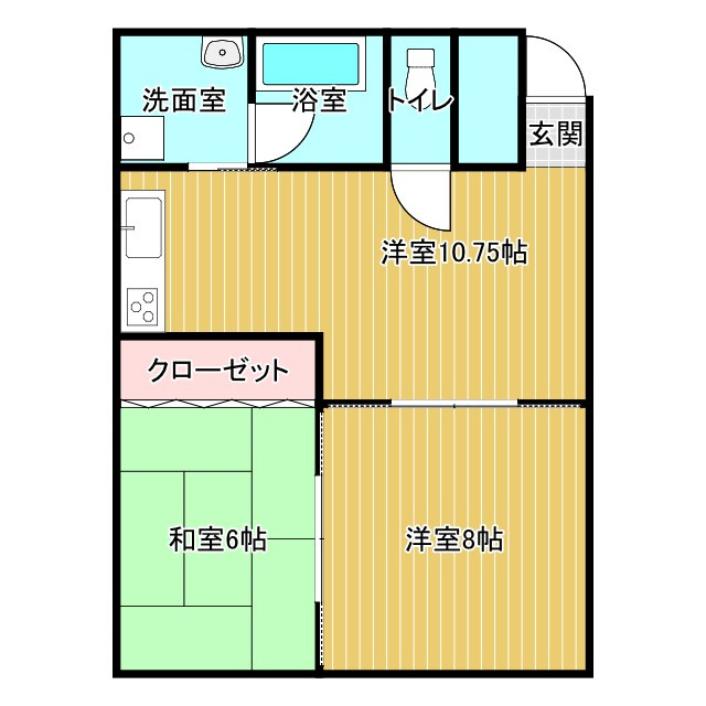 森谷マンションの間取り