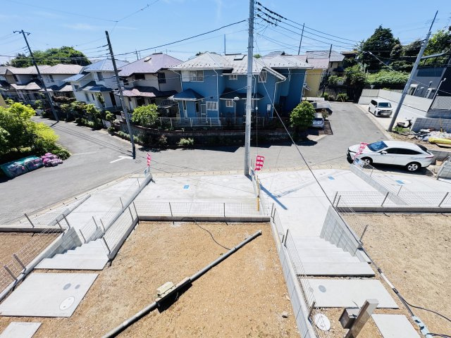 柏市大室新築戸建の展望|バルコニーより南側眺望・南道路で日当たり良好♪