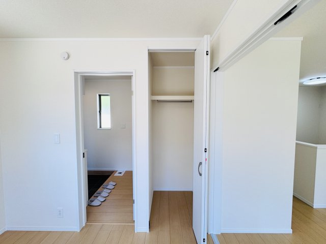 柏市大室新築戸建の収納|1F4.5帖洋室収納