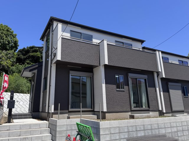 柏市大室新築戸建の外観|J号棟外観・完成済み内覧可能です！