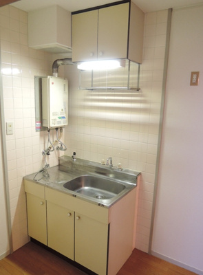 【キッチン】 | マルミツハイム | ガスコンロが設置できるキッチンです