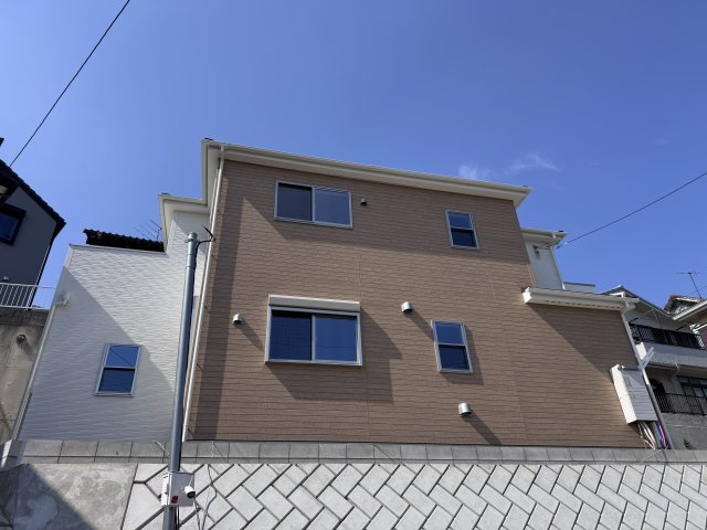 松戸市東平賀新築戸建（第３東平賀）の外観|4号棟外観・3月24日撮影・もうすぐ完成！