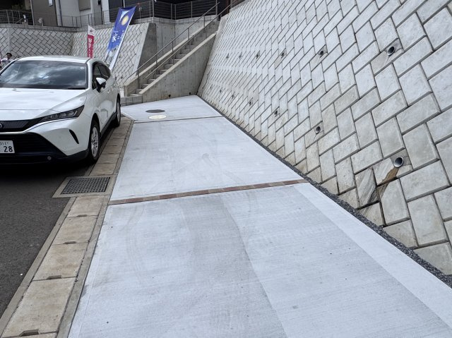 松戸市東平賀新築戸建（第３東平賀）の駐車場|4号棟駐車スペース・縦列2台駐車可
