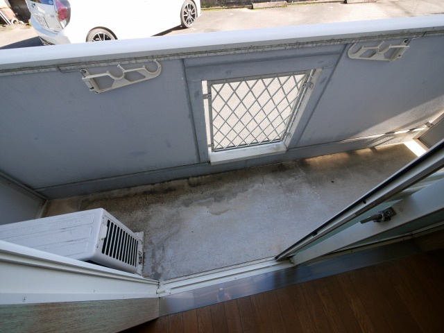 太宰府市石坂１丁目のアパートのバルコニー|別号数タイプ