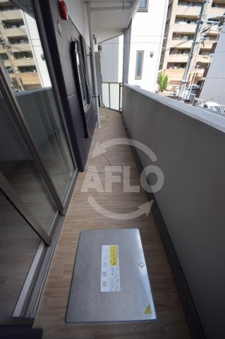 ラ・メゾンヴェール上町のバルコニー|ラ・メゾンヴェール上町　バルコニー