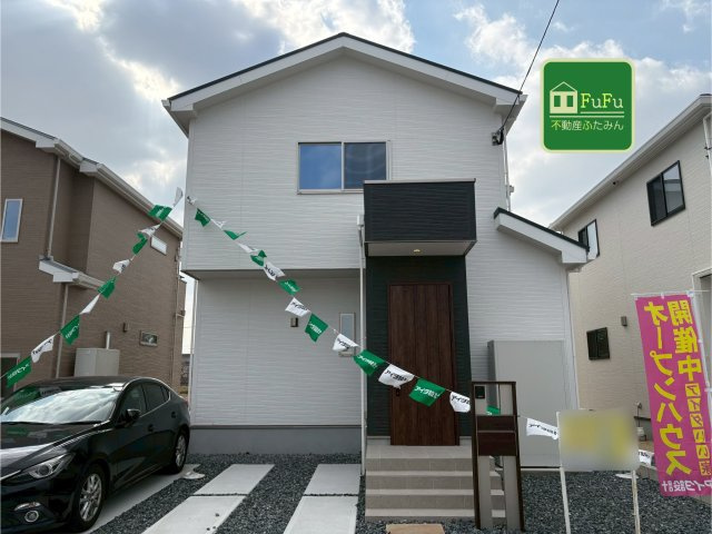 行橋市東泉　(新築一戸建て)の外観|スタイリッシュでオシャレな外観♪
【行橋市　新築一戸建て】