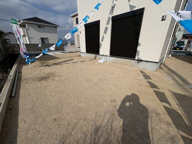 行橋市東泉　(新築一戸建て)の庭|嬉しい庭スペース♪
【行橋市　新築一戸建て】
