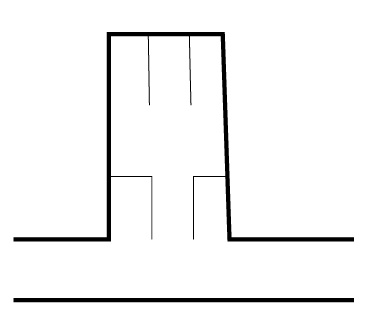 第二高天市駐車場の区画図