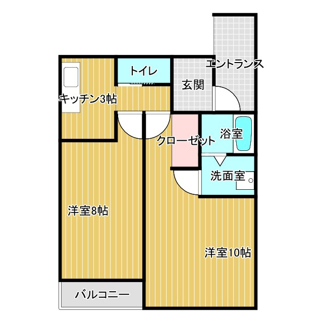 メゾンA・Kの間取り