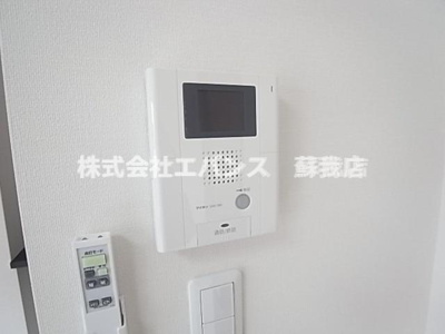 【セキュリティ】 | ブライトヒルズ新宿 | モニター付きインターホンです