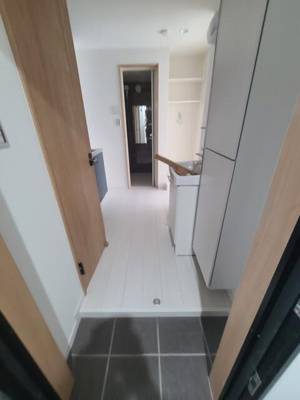 【玄関】 | グランクオール大島ＷＥＳＴ | 工事期間中に撮影した同建物内… 