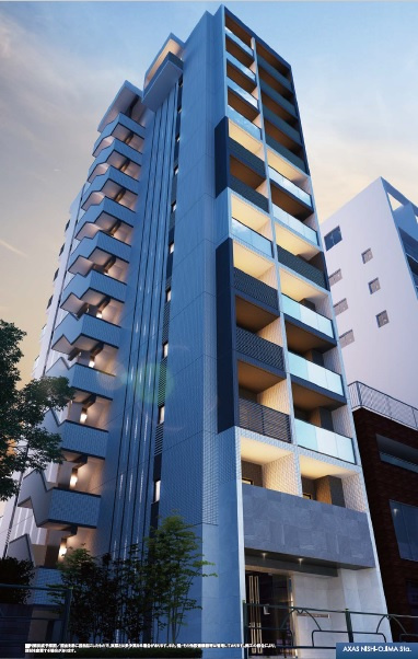 AXAS西大島sta.の外観