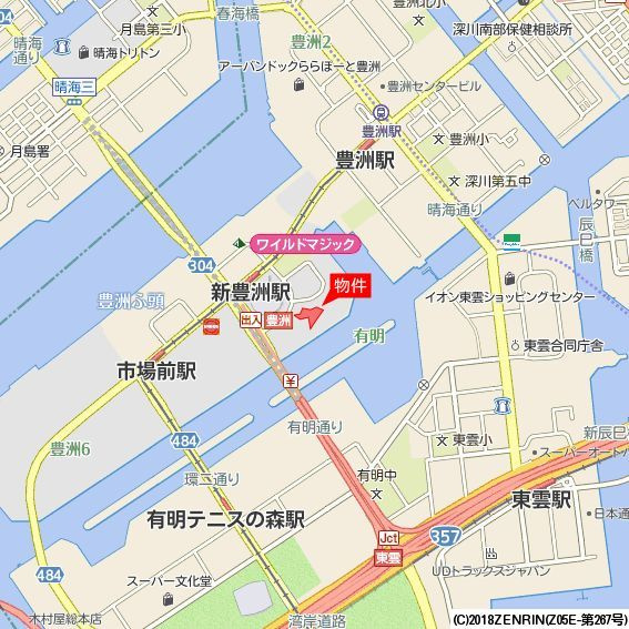 ＳＫＹＺ　ＴＯＷＥＲ＆ＧＡＲＤＥＮの地図