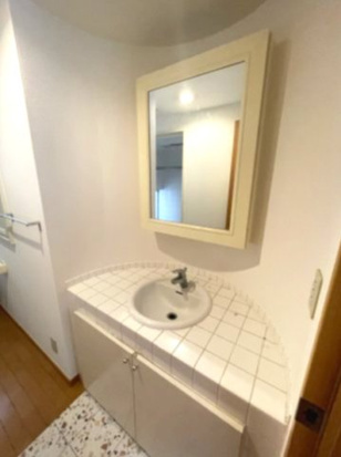 世田谷区下馬１丁目の一戸建ての洗面所