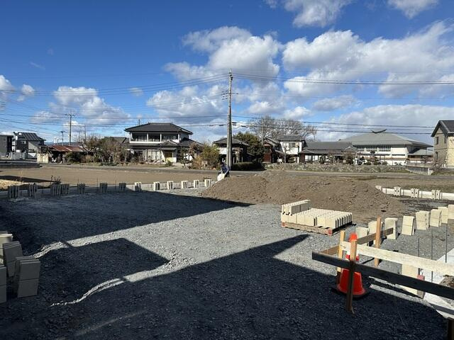 リーブルガーデン栃木市都賀町平川第3　新築一戸建ての外観|建築中です。（1号棟）