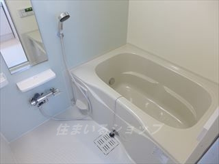 広島市安佐北区亀山１丁目のアパートの浴室|追い焚き・浴室暖房乾燥機あり