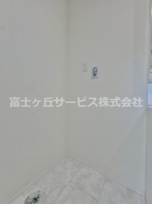 【ランドリースペース】 | 豊川市伊奈町出口 59期 新築一戸建て 3号棟 | 洗濯機置き場です