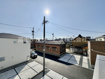 【展望】 | 豊川豊橋市高洲町 58期 新築一戸建て 2号棟 | 物件からの展望です