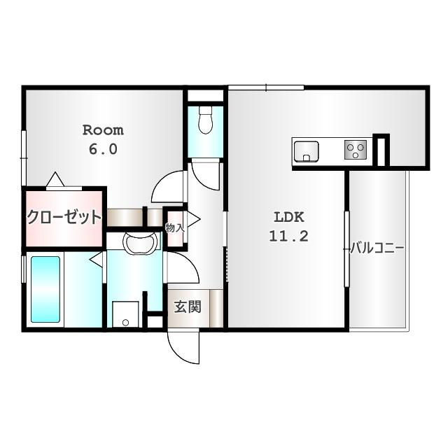 D-room Fiore ”N”の間取り|他社様掲載物件もまとめてご紹介、ご案内可能です(^^)/