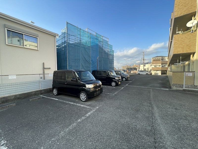 城賀パレスの駐車場