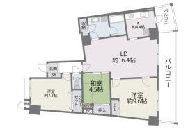 【間取り】 | アイランドシティ・インフィニガーデンノース棟 | 間取り図