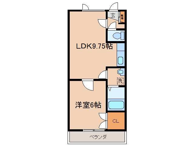 メゾンプティパラディの間取り