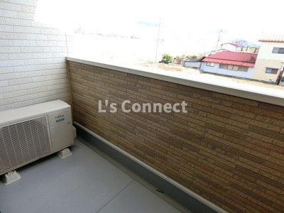 【バルコニー】 | ベル・モンドＫ | ２階のお部屋で洗濯物もたくさん干せます。