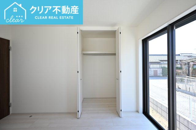 【収納】 | 館林第1広内町　リーブルガーデン | ワイド収納でお洋服もたっぷりかけられます！