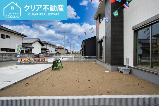 【庭】 | 太田第14下田島町 リーブルガーデン | 広々としたお庭でバーベキューやガーデニングも楽しめます♪