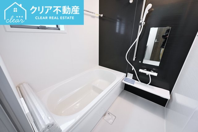 【浴室】 | 太田第14下田島町 リーブルガーデン | オートバス機能で家事をしていてもうっかりお湯があふれる心配がありません！追い炊き機能で快適な温度を維持します。