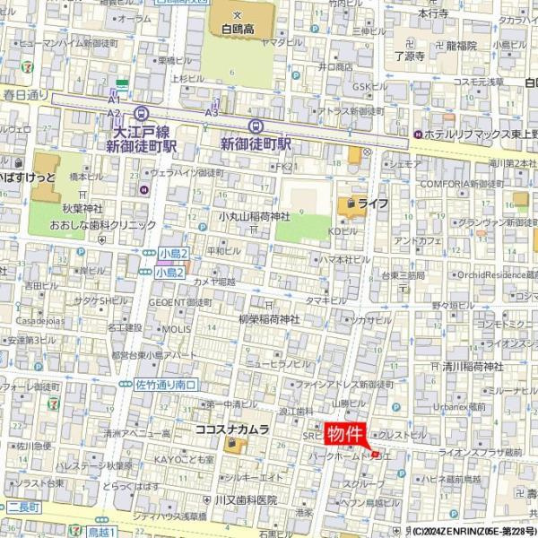 ＹＳビルの地図