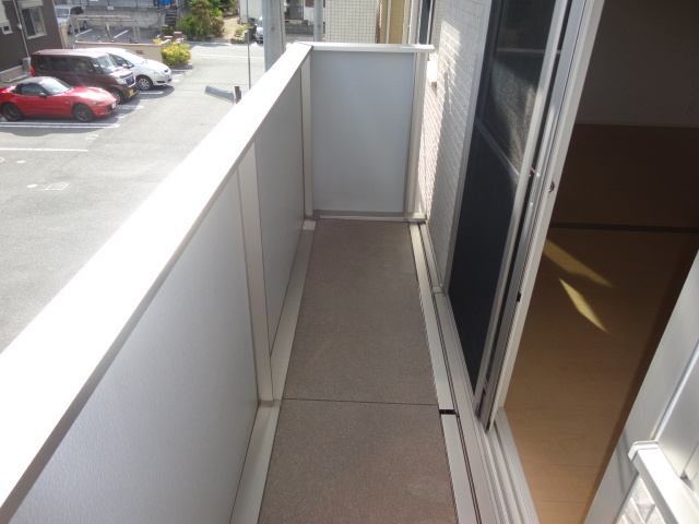 カルチェ赤坂Ｂ棟のバルコニー