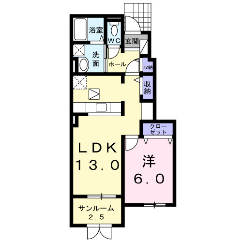リバーサイドエイムの間取り
