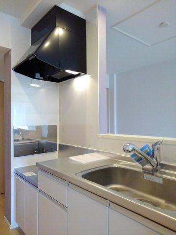 Ａｎｇｅ（アンジュ）のキッチン|コンパクトなキッチンで掃除もラクラク