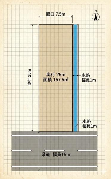 柳津町本郷3丁目の区画図