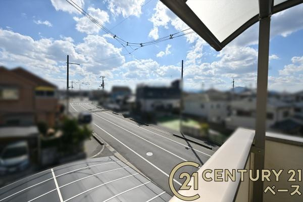 北葛城郡上牧町ゆりが丘１丁目の中古一戸建のその他|■現地撮影写真■ バルコニー前面に他の建物は無く、視界も抜けています。