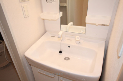 【独立洗面台】 | パークヴュー高瀬Ａ | 独立洗面台あり、毎朝おしゃれに忙しい女性の方におすすめです
パークビュー高瀬A棟　201号室　2019/10/26撮影