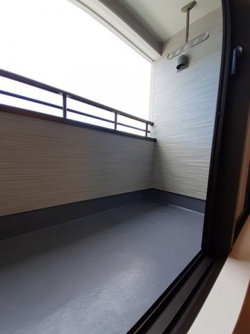 プレジオ福富のバルコニー