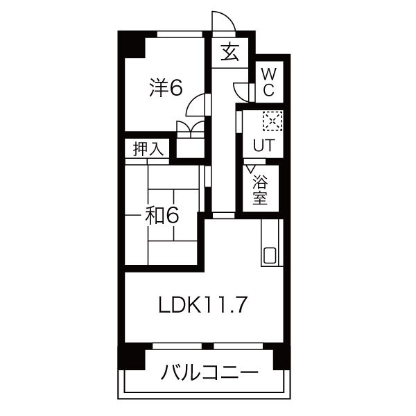 アネックス西町の間取り
