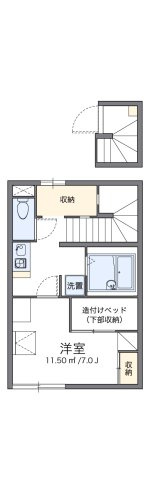 レオパレス片山の間取り
