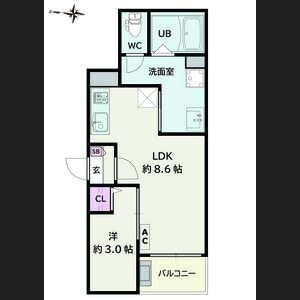 【間取り】 | Jack hosokomeⅠ