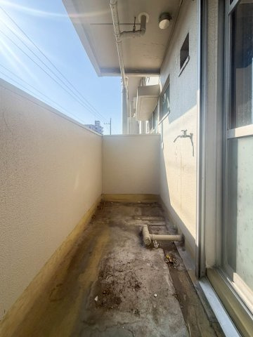 五番町ハイツ　B棟のバルコニー|陽当たり良好なバルコニーです