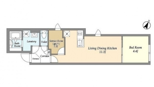 タスキsmart新大塚Ⅲの間取り